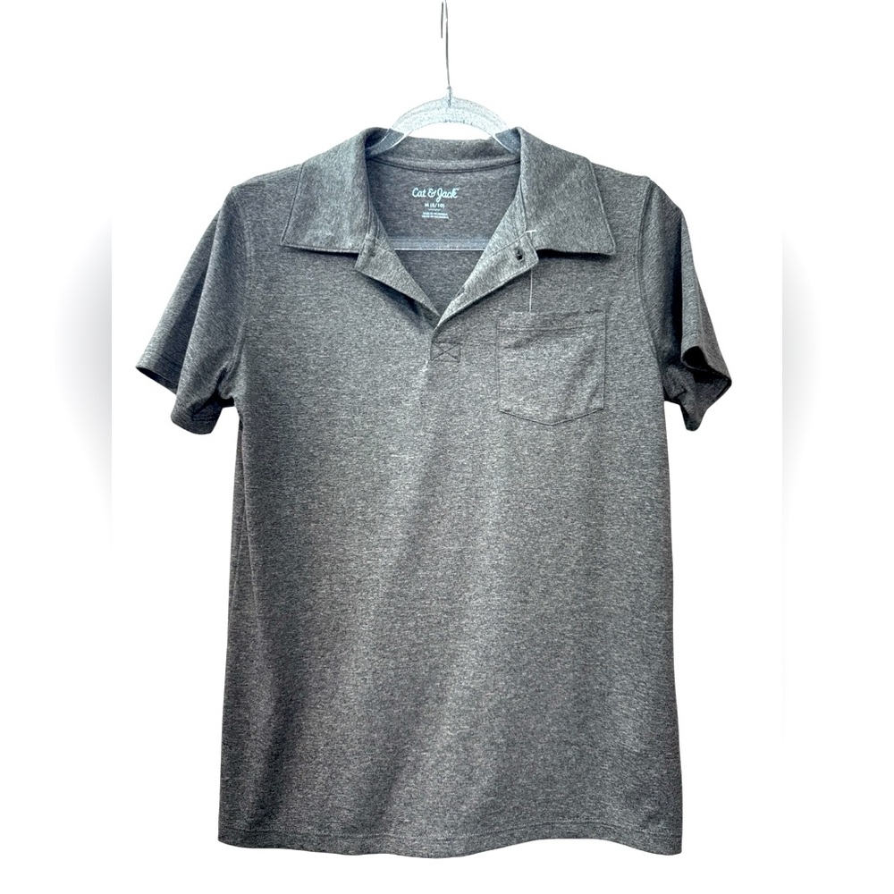 CAT & JACK Gray Polo Shirt